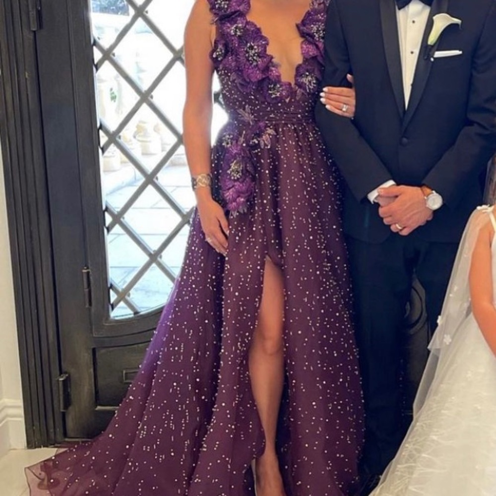 Marchesa designer evening gown